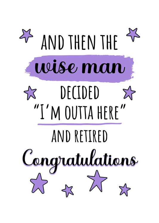 Retirement - Funny & Congratulations