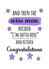 Retirement - Funny & Congratulations