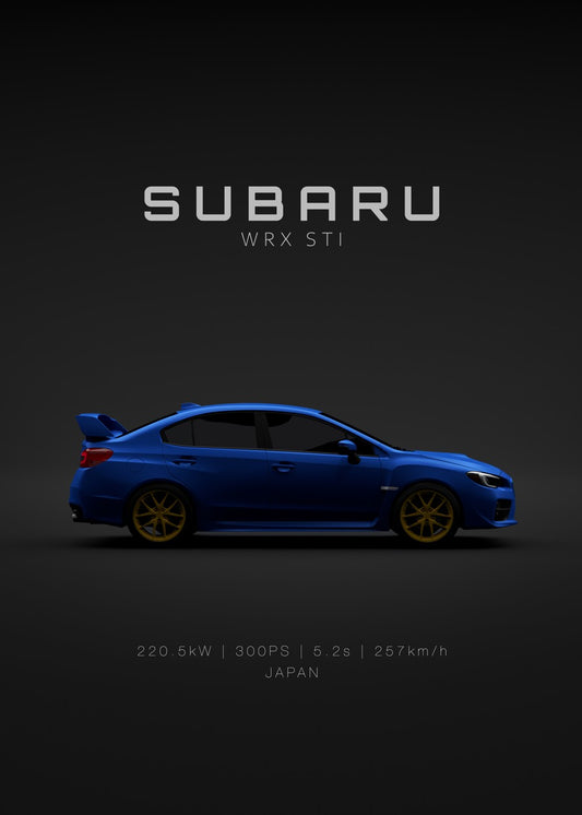 Subaru WRX STI 2015 - blue