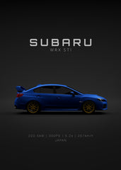 Subaru WRX STI 2015 - blue