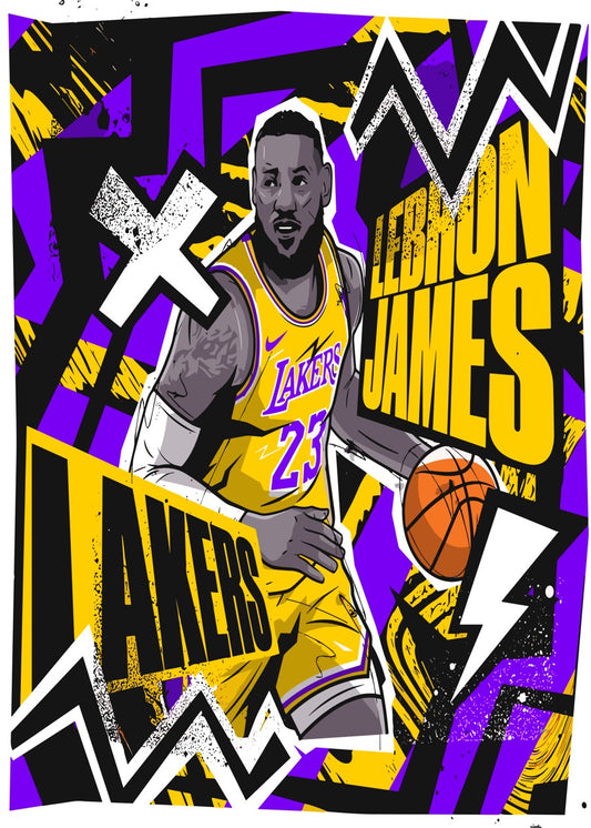 LeBron James Lakers Basketball