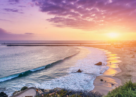 Corona Del Mar beach sunset
