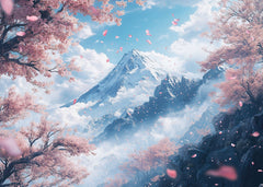 Mount Fuji with Cherry Blossom