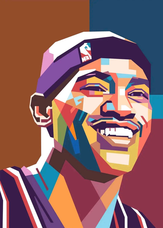 Vince Carter pop art portrait
