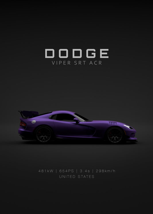 Dodge Viper ACR 2016 Purple