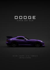 Dodge Viper ACR 2016 Purple