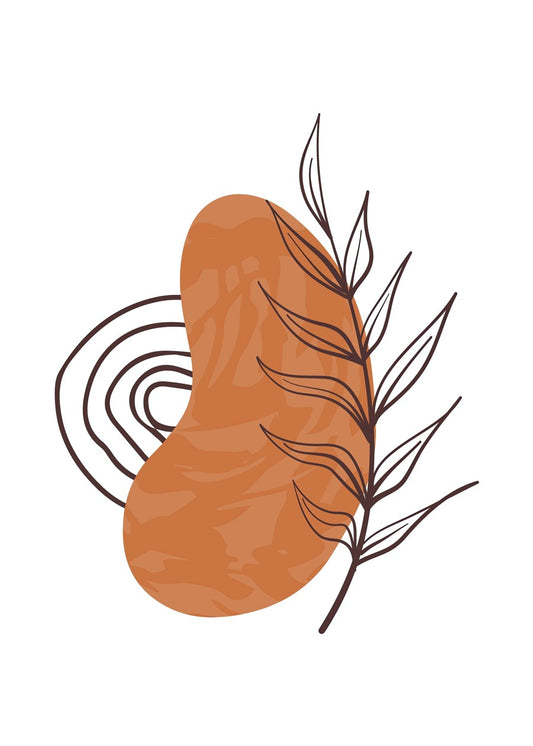 Abstract Botanical Line 