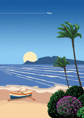 Cyprus, beach — City Pop art