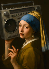Girl With A Boombox 