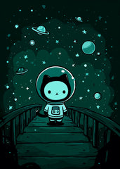 Cat Explorer on Space Bridge