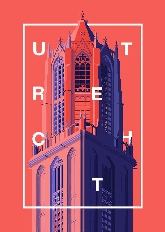 Utrecht Dom Tower Modern Arc, Netherlands