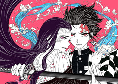 Tanjiro Kamado and Nezuko Kamado, Demon Slayer Kimetsu no Yaiba