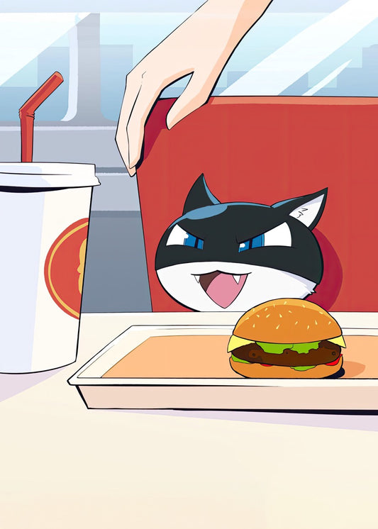 Fierce Black cat anime 