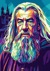 Gandalf pop art portrait