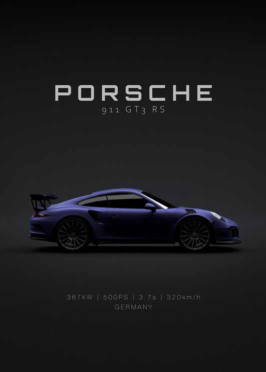 2016 Porsche GT3 RS Purple