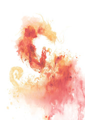 Watercolour dragon