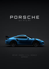 2016 Porsche GT3 RS Blue