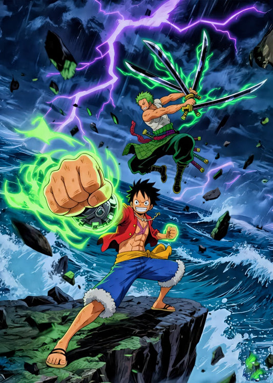 Luffy And Zoro, One Piece