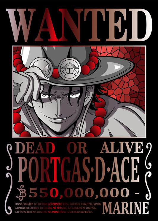 One Piece Wanted Poster