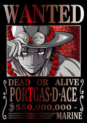 One Piece Wanted Poster