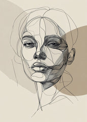 Minimalist Portrait of a Lady