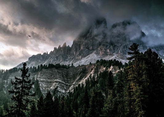 Mountain With Ice Covered 
