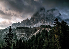 Mountain With Ice Covered 