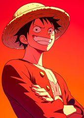 Luffy Confident Expression, One Piece