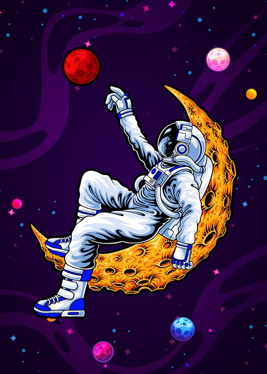 Astronaut and Mars