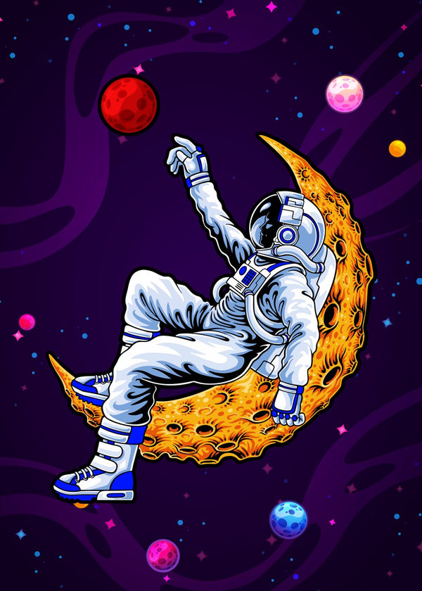 Astronaut and Mars