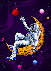 Astronaut and Mars