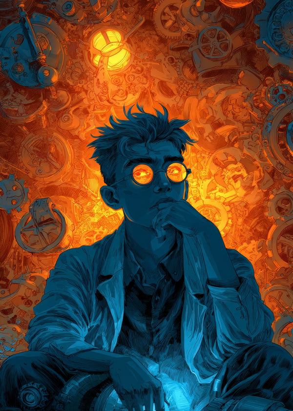 Steampunk Anime Neon Cyberpunk