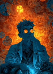 Steampunk Anime Neon Cyberpunk