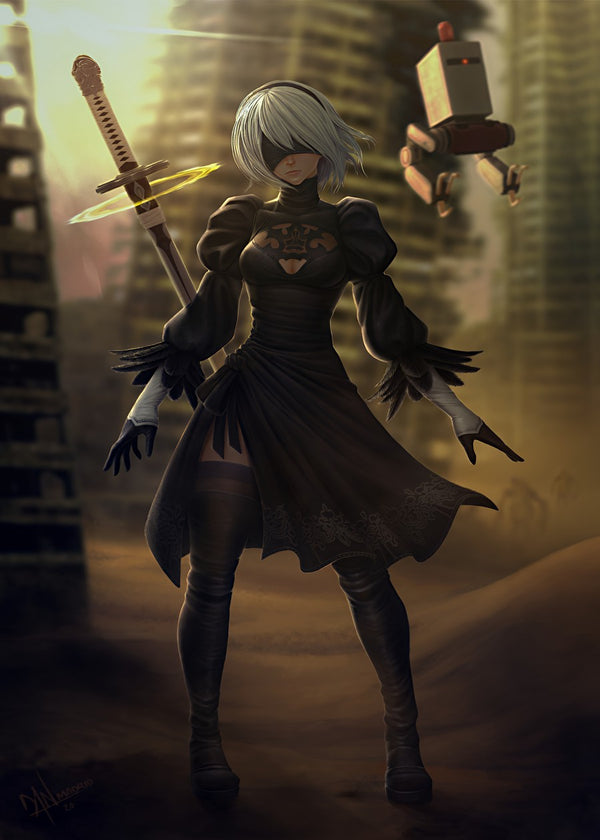 NieR Automata Glory to Mankind