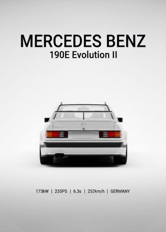 Mercedes 190E evo II white 
