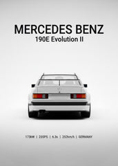 Mercedes 190E evo II white 