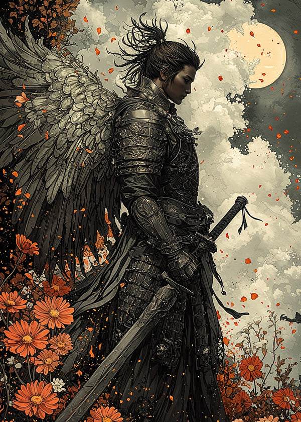 Dark Angel Samurai Moonlight