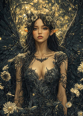 Dark Angel in Bloom
