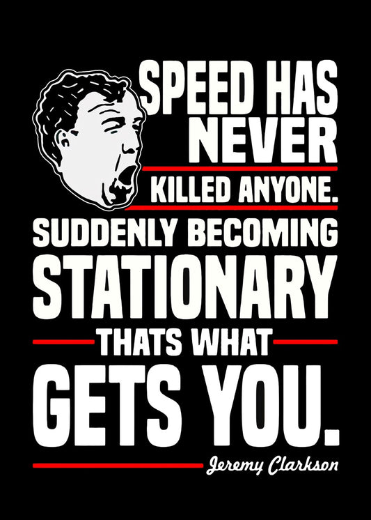 Jeremy Clarkson quote black background