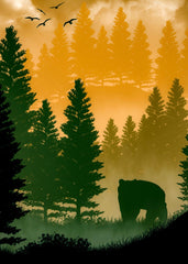 bear and forest