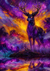 Celestial Stag of the Night