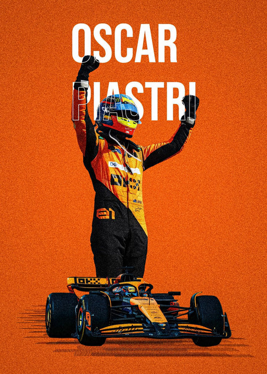 Oscar Piastri Celebration