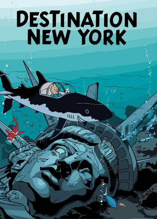 Tintin New York Destination