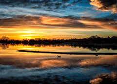 Colorful Lake Sunrise