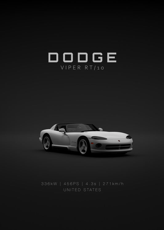 2001 Dodge Viper RT-10 White