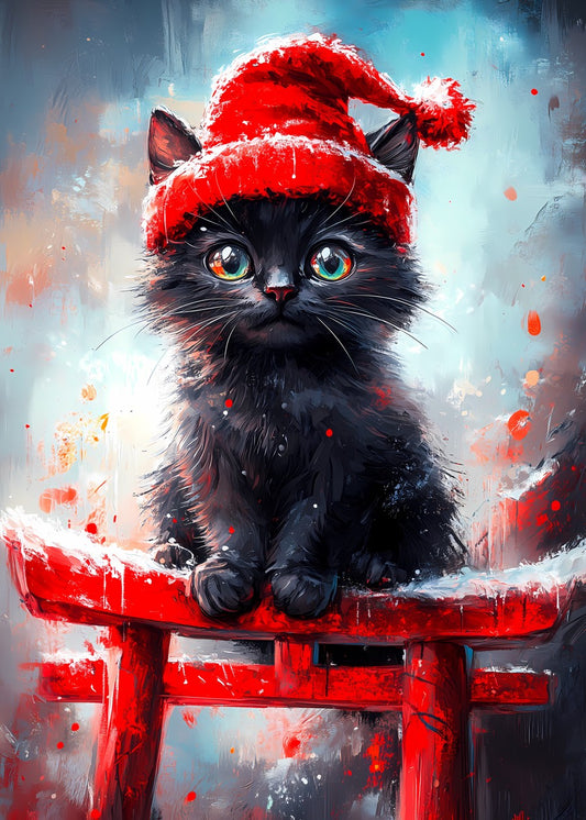 Cute Christmas Cat