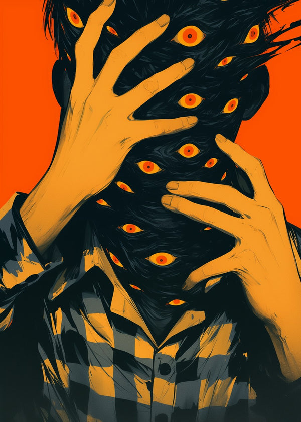 Surreal Portrait with Eyes