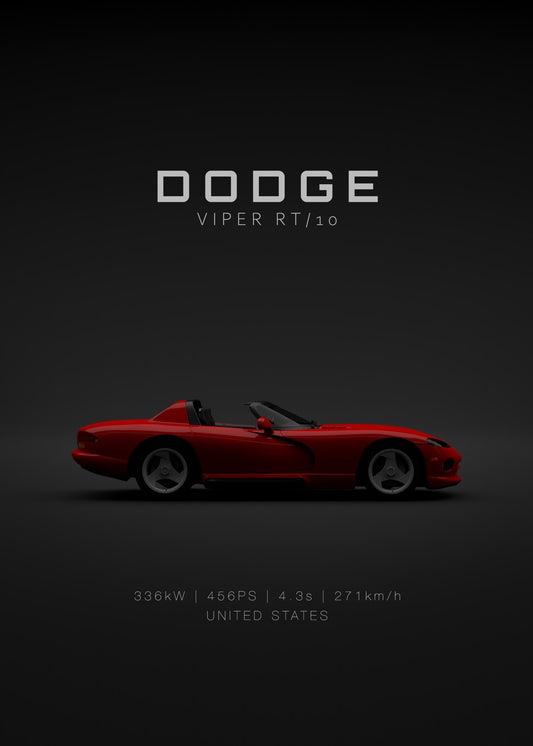 2001 Dodge Viper RT-10 Red Spe
