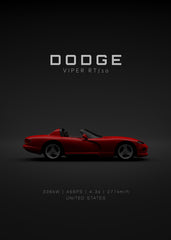 2001 Dodge Viper RT-10 Red Spe