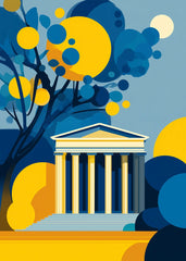 Greece Illustration Minimalism